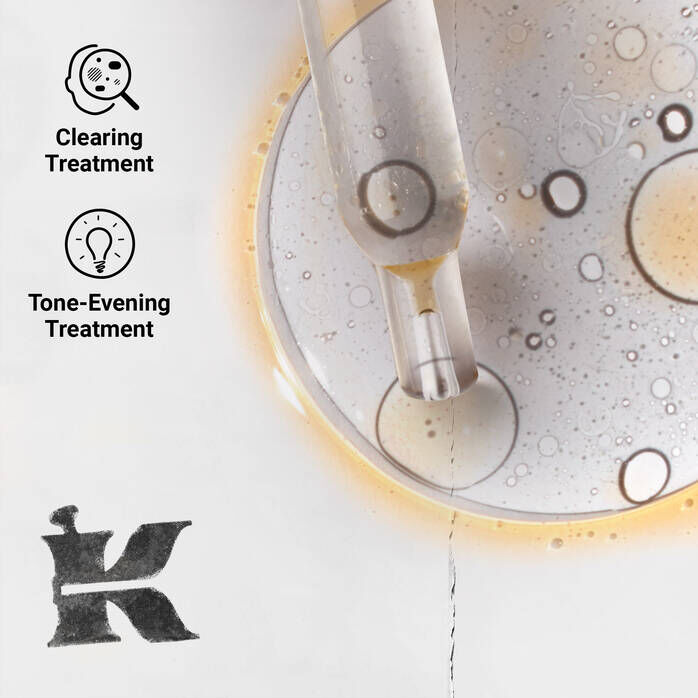 Closeup drop photo – Clearing Treatment, Tone-Evening Treatment