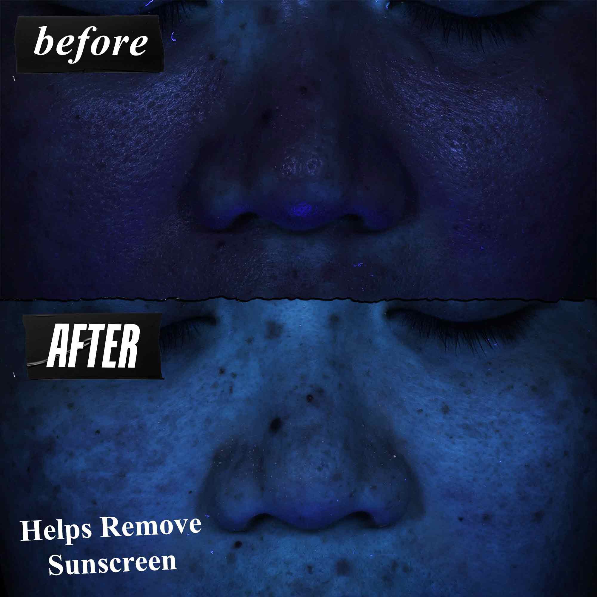 Kiehl's Ultra Facial Barrier- Hydrating Cleanser Before & After