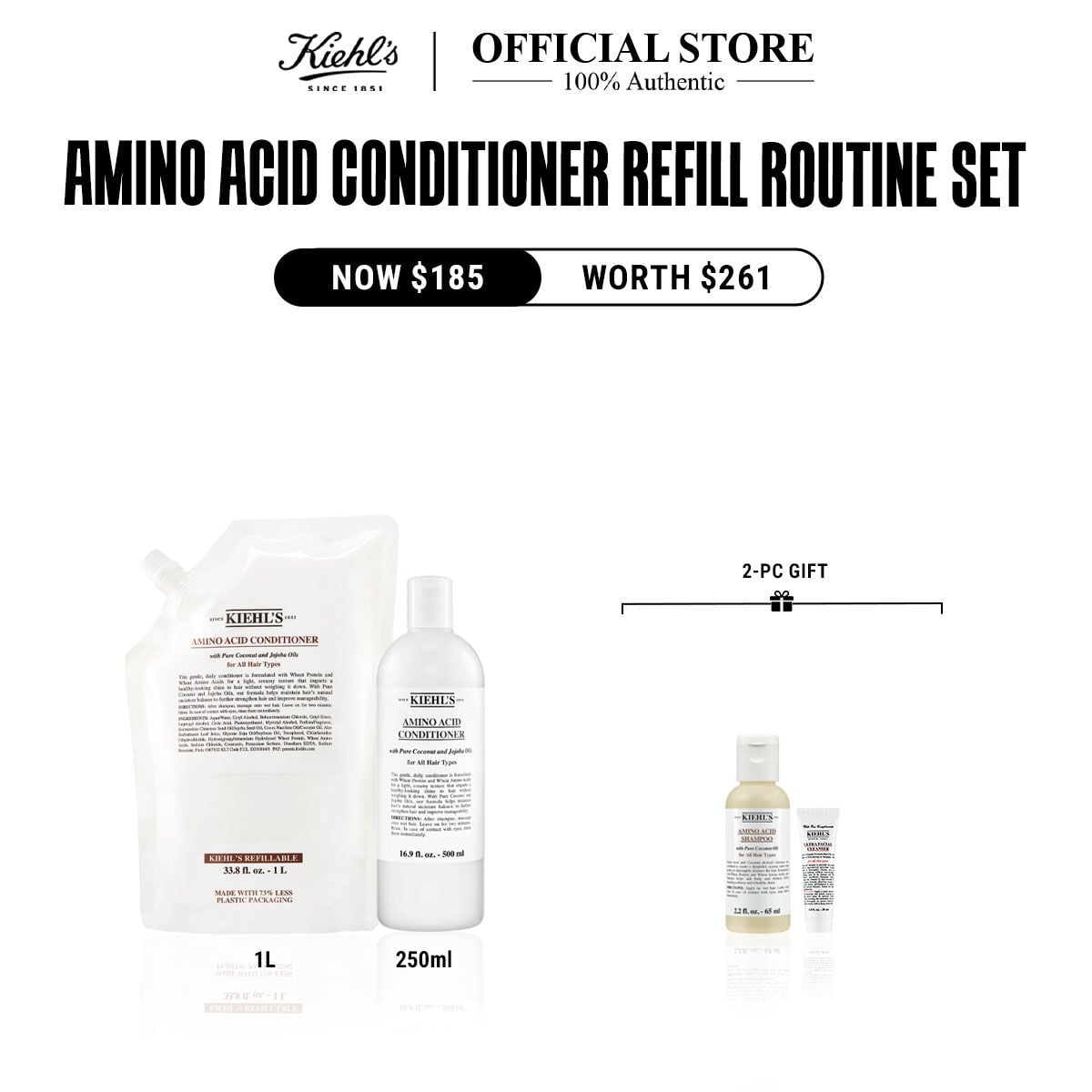 Amino Acid Conditioner Refill Routine