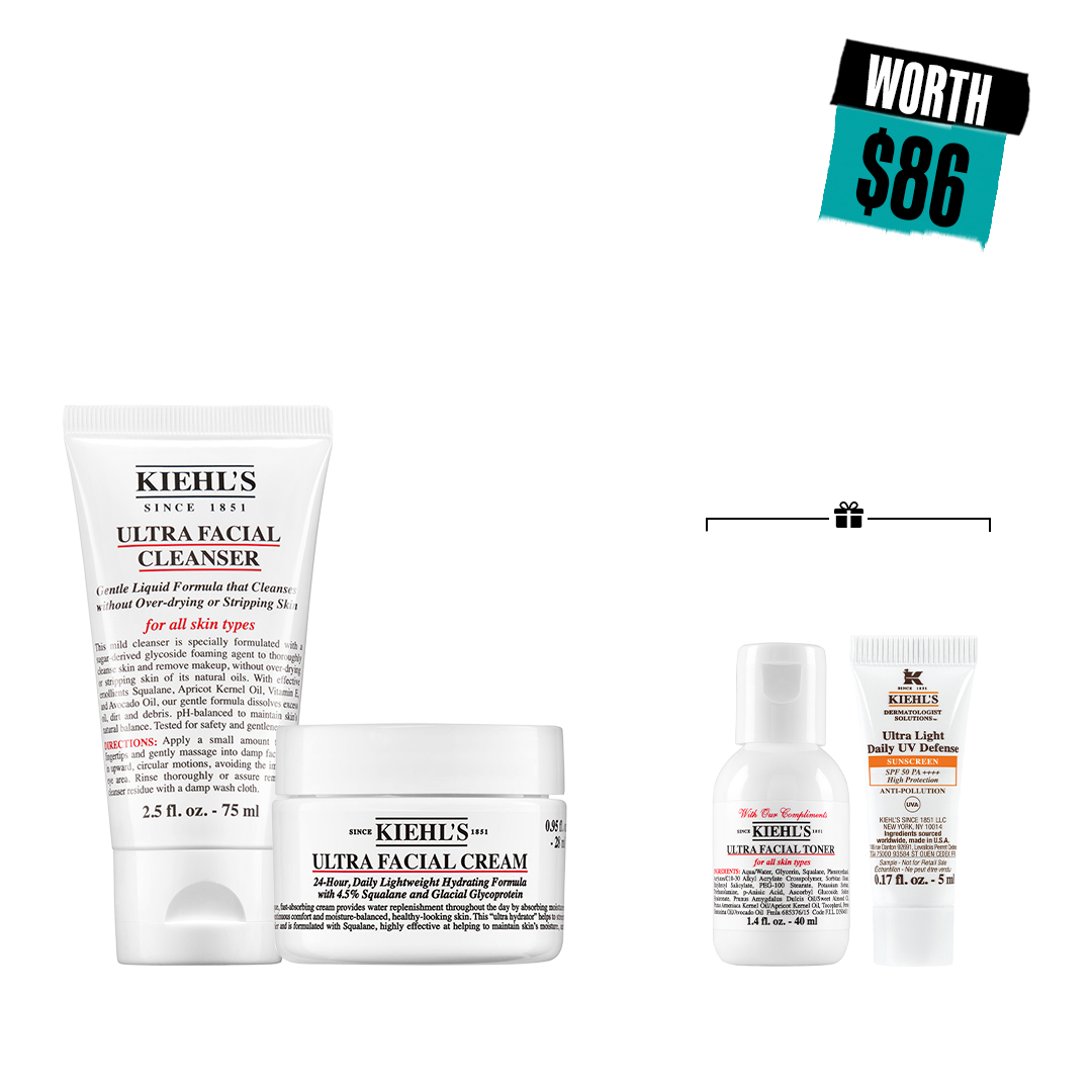 Ultra Hydration Set | 72 Hours Moisturization | Kiehl's