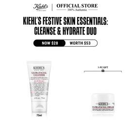 Kiehls Festive Skin Essentials: Cleanse And Hydrate Duo