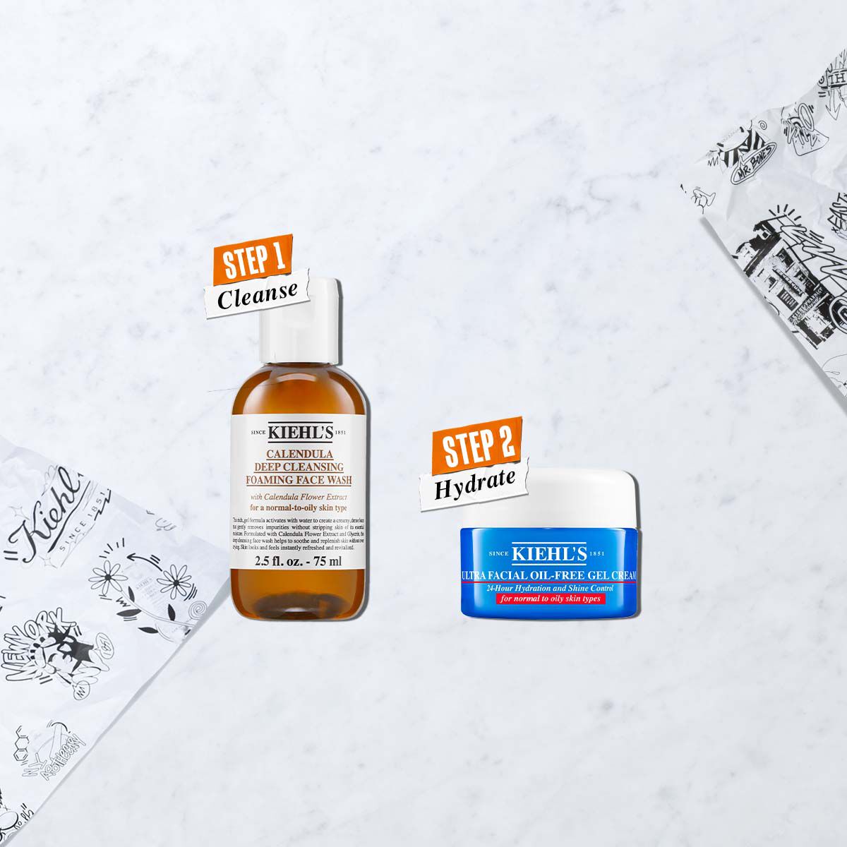 Kiehl’s Festive Skin Essentials: Soothe & Hydrate Duo