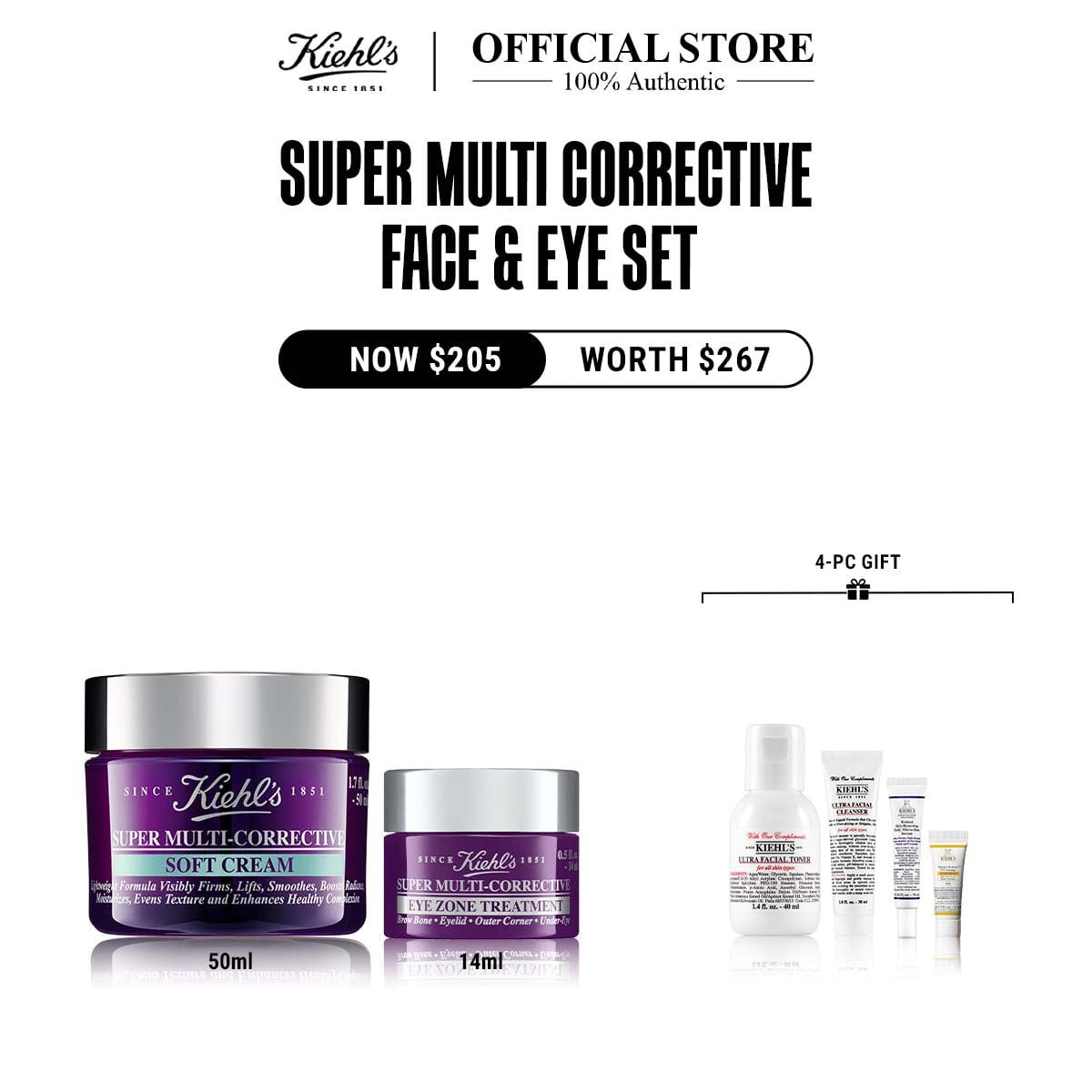 Super Multi Corrective Face And Eye Set