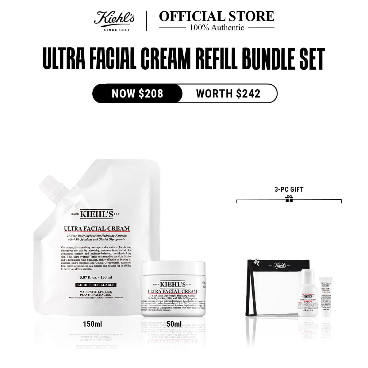 Ultra Facial Cream Refill Bundle