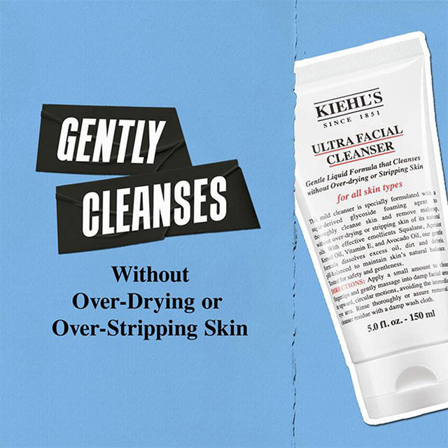 Kiehls Festive Skin Essentials: Cleanse And Hydrate Duo