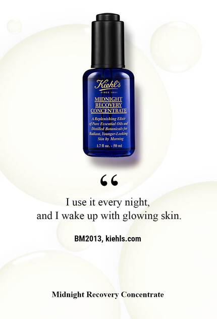 Customer Review, "I use it every night, and I wake up with glowing skin"