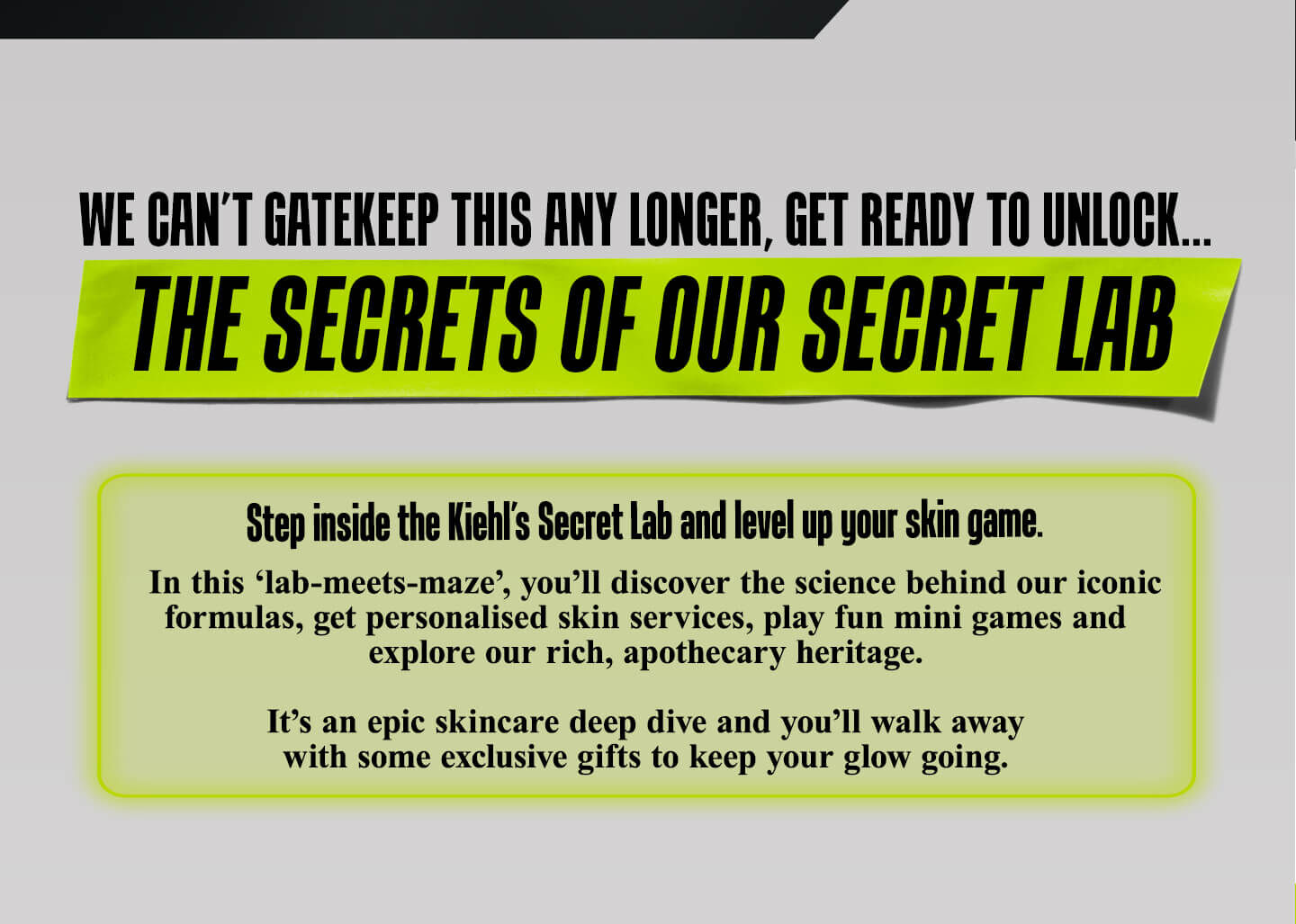 Secret Lab Page