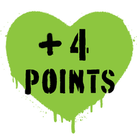 +30 points spray heart