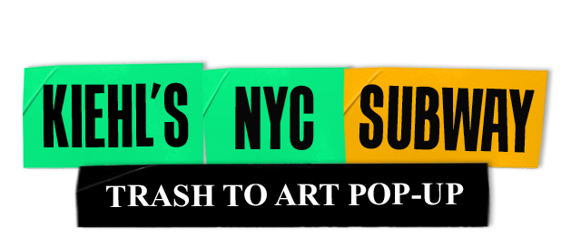 Visit Kiehl's NYC Subway trash to art pop-up